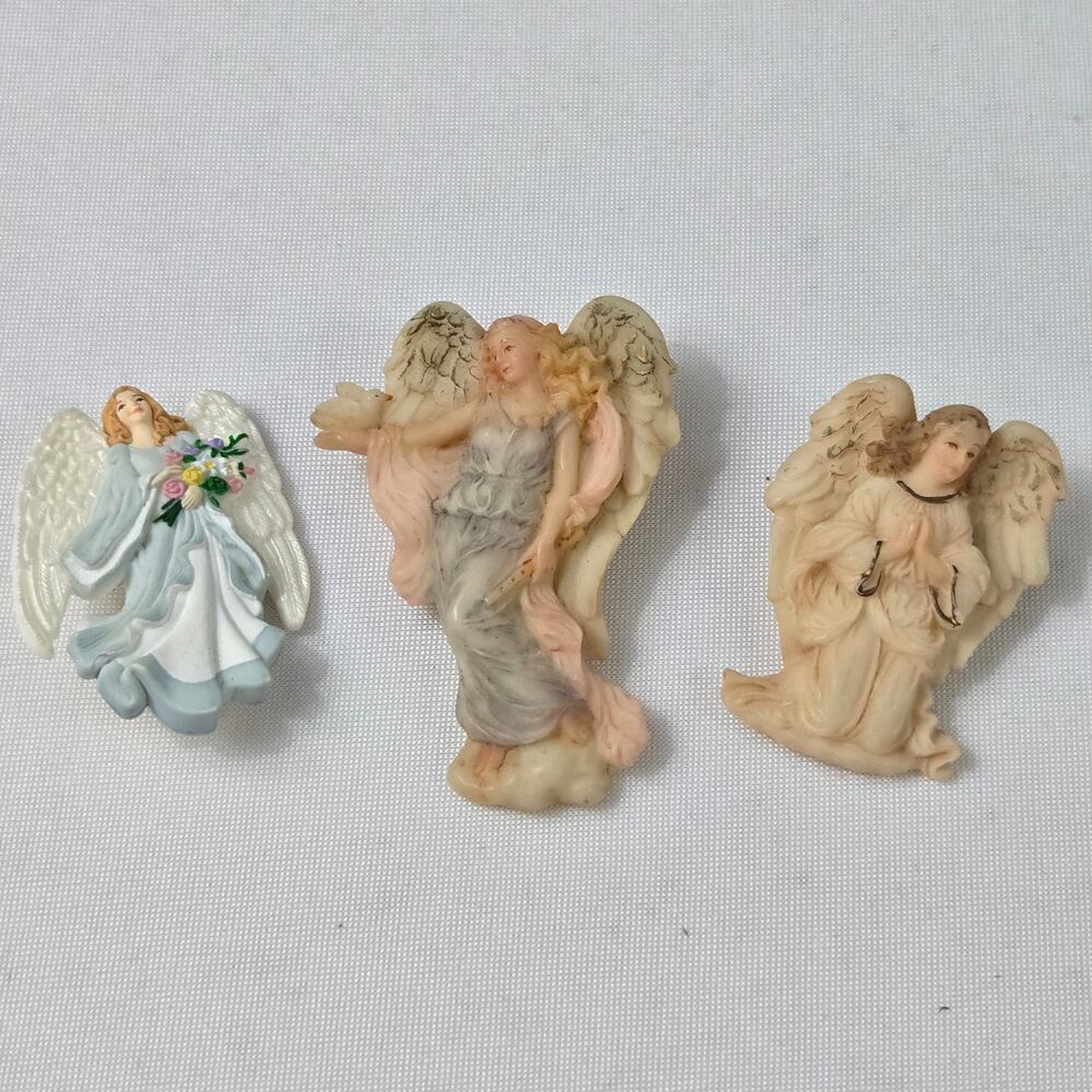 Vintage 1995 & 1998 Roman Inc. Seraphim & 1998 Hallmark Angel Pins - Lot of 3
